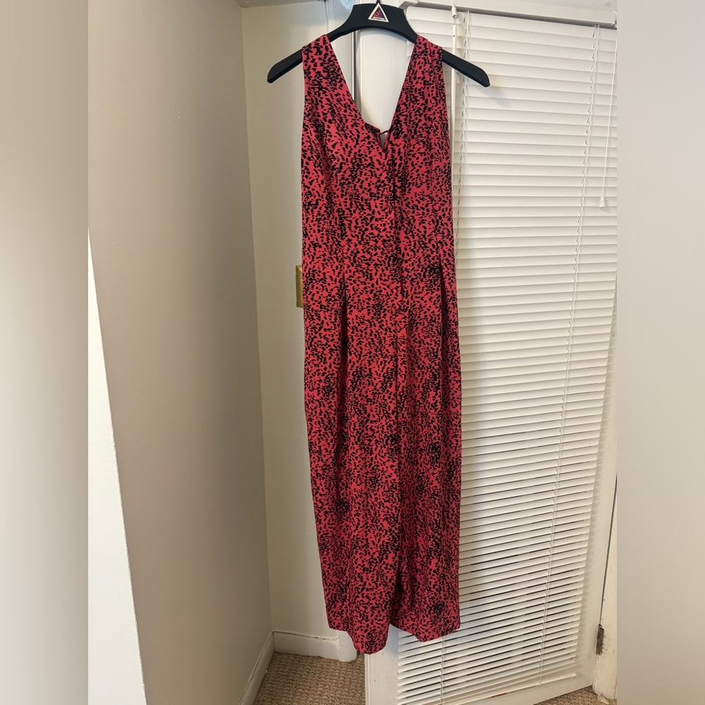 ASOS Wide Leg Animal Print Jumpsuit